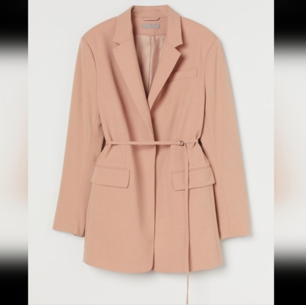 H&M belted blazer